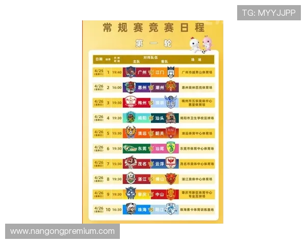 广东超级联赛赛程全面解析及关键比赛时间安排指南 广东超级联赛赛程全面解析及关键比赛时间安排指南